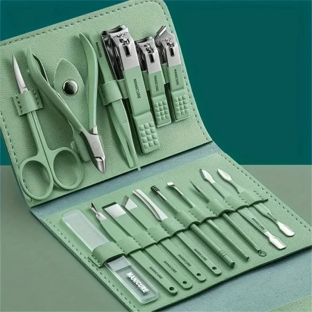 Manicure Set Nail Clipper Kit - 16 Pieces Set