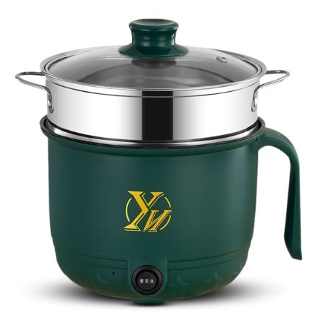 Yn Portable Electric Multicooker Cooking Pot With Steamer 1.8L