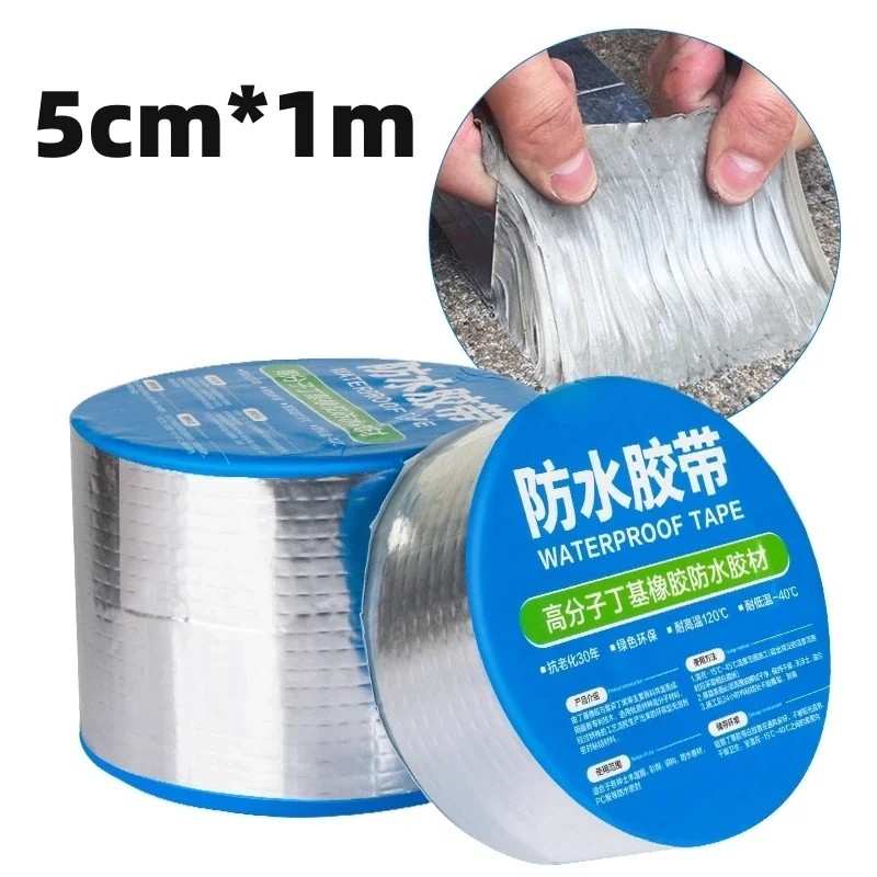 Super Strong Waterproof Self-adhesive Flex Tape Leak Patch Butyl Sealing Leak Roof Kitchen Pipe Construction -TA042
